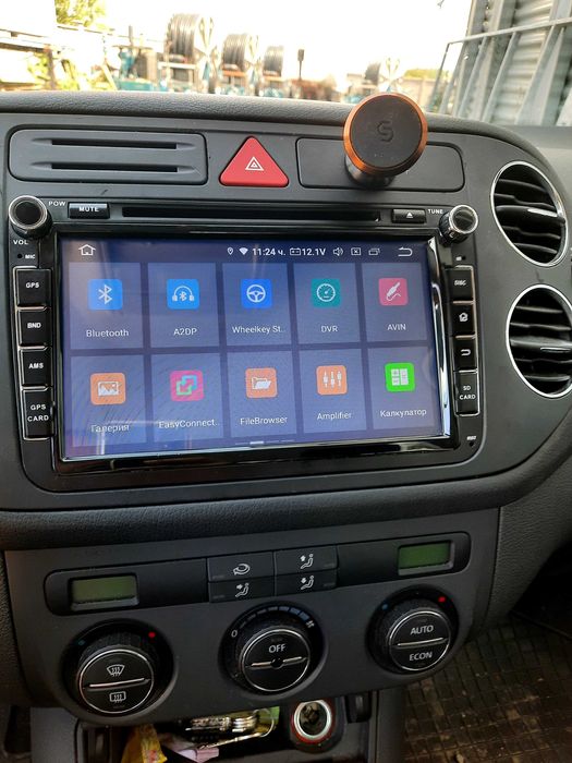 Мултимедия андроид ауто за wv golf 5 pasat 6 tuaran и 4 гб рам на 32гб