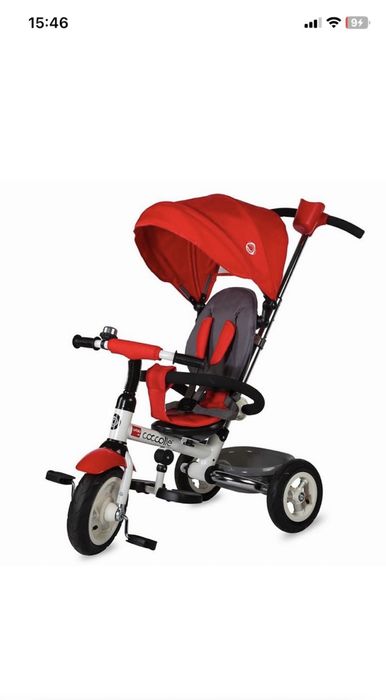 Tricicleta pliabila Coccolle Urbio Air Rosu