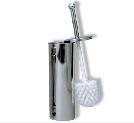 WC четка - INOX, h = 42 см, резервни четки, дръжки, капаче, ботуш.