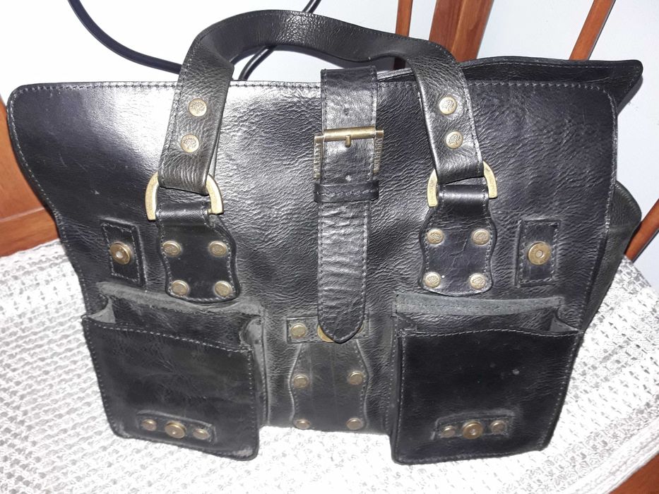 сумка кожаная вместительная