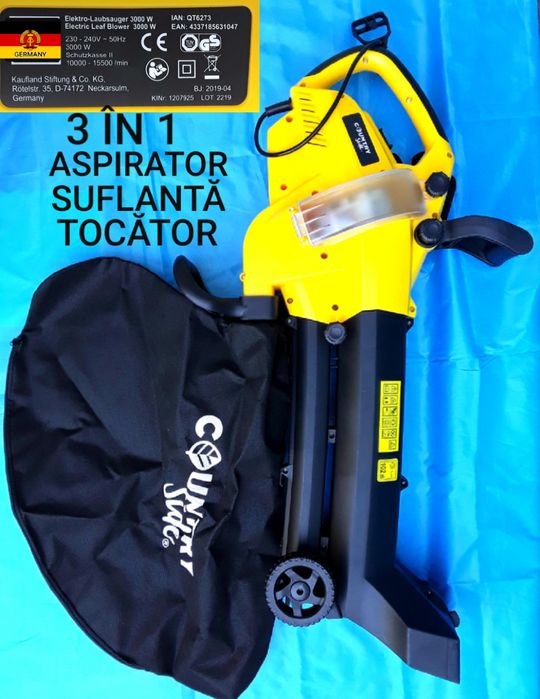 MULTIFUNCȚIONALĂ 3000 W pentru grădina NOUĂ - GERMANIA - 299 Lei