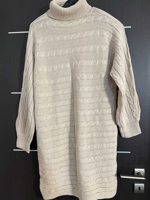 Дълъг пуловер - рокля
