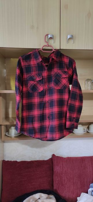 Клин, риза каре, за момче 11 г. - 12 г.