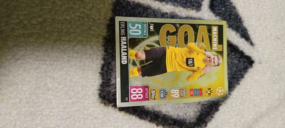 Haaland карта от шампионската лига