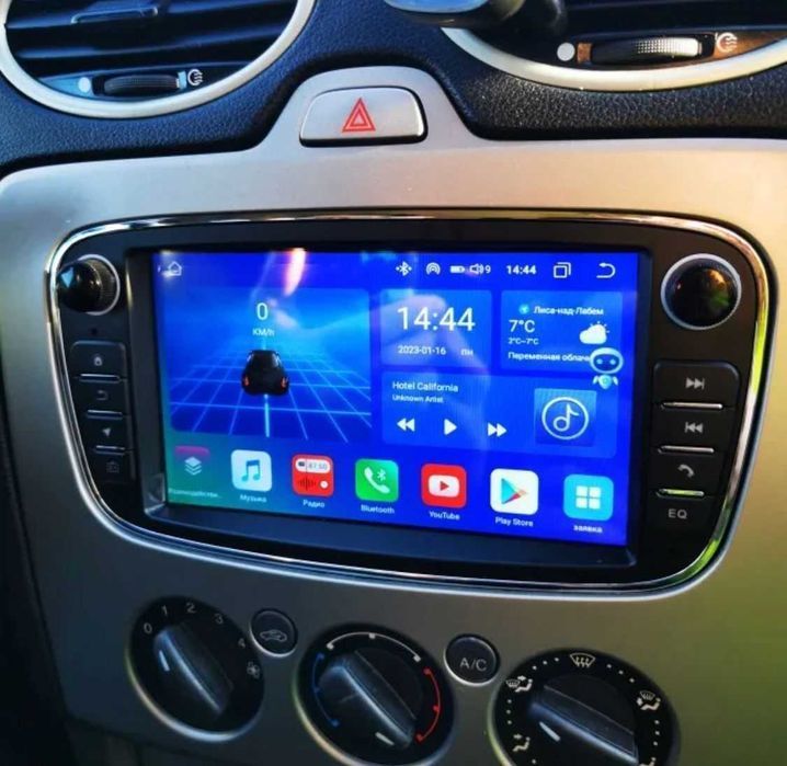 Navigatie Android Ford Focus mk2 Mondeo mk4 S Max CARPLAY 1-8GB