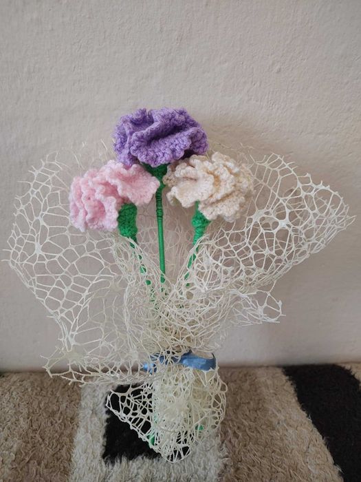 Подарък ръчно изработени играчки кукли от прежда 3D калъфки