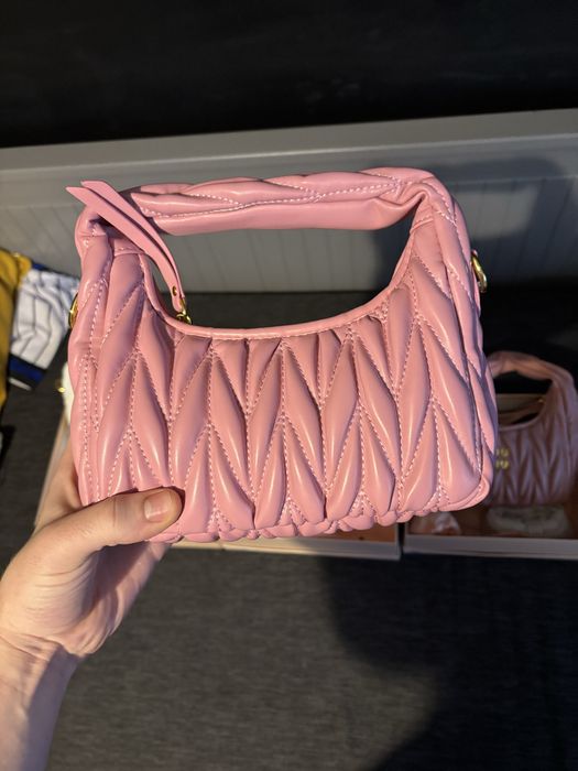 Geanta Miu Miu Mini Wander Matelasse HandBag