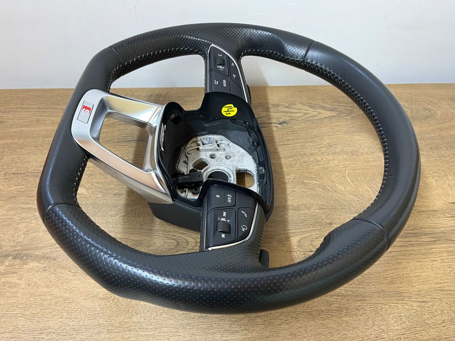 Оригинален скосен Мулти волан с перфорирана кожа Audi Q5 Ауди К5 audi