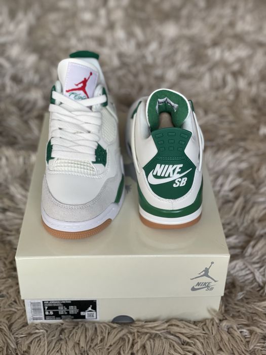 Air Jordan 4 Retro SB Pinne Green Verificare Colet