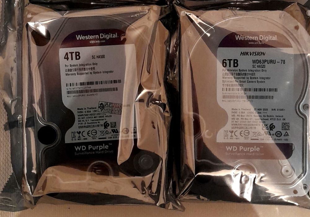 Жесткие диски, новые 1, 2,  4 HDD