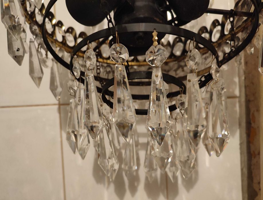 Старинен кристален полилей