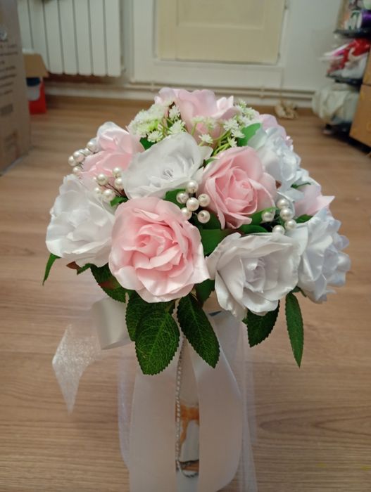 Buchet de mireasă etern - model Soft blossom