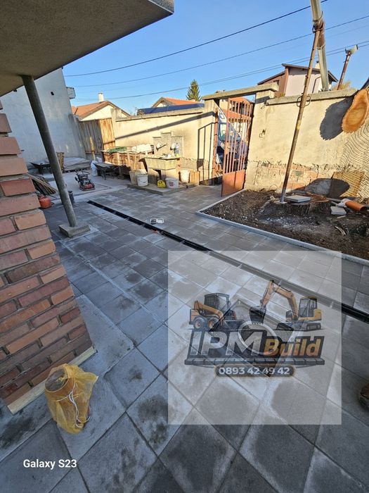 Редене на павета , тротоарни плочки и бордюри за обл София и Пазарджик