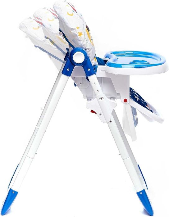 Scaun înalt pentru bebeluși Piku Astronauts cu tavă reglabilă