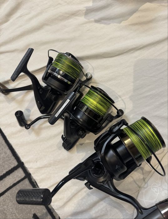 3 Multimete Crap 1xOkuma Costum Carp7000 2x Prologic Elment XD 7000FD