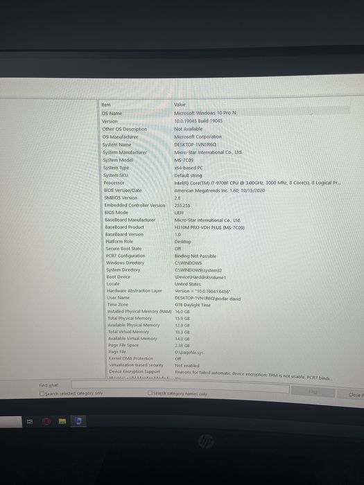 Setup Gaming / Office complet – i7-9700F | 16 GB RAM | SSD + HDD | RGB | Negociabil