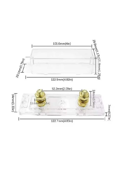 Set Soclu cu Siguranta lamelara ANL 30A-500A