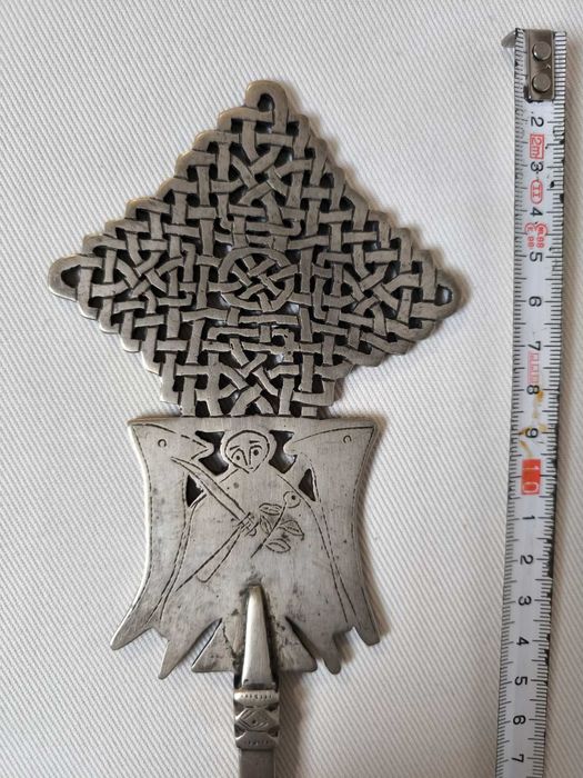 Продавам Коптски процесиен кръст Етиопия началото на 19 век