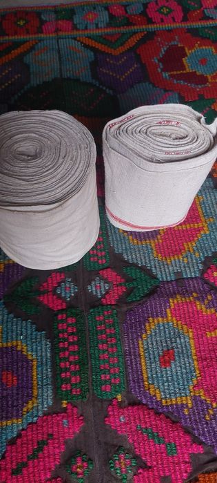 Panza de canepa tesuta în razboi