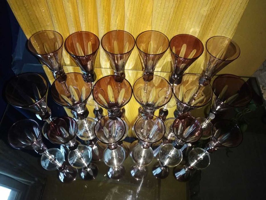 Фужеры марганцевые Чехословакия