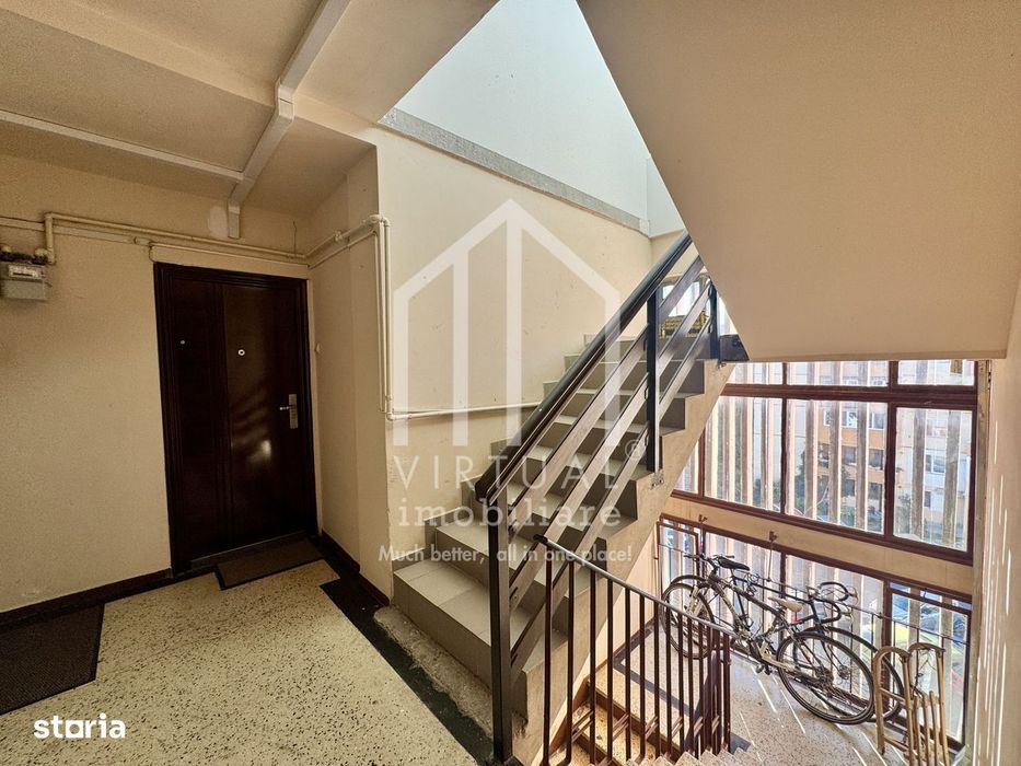 Apartament cu 2 camere, decomandat, 46mp utili + balcon - Terezian
