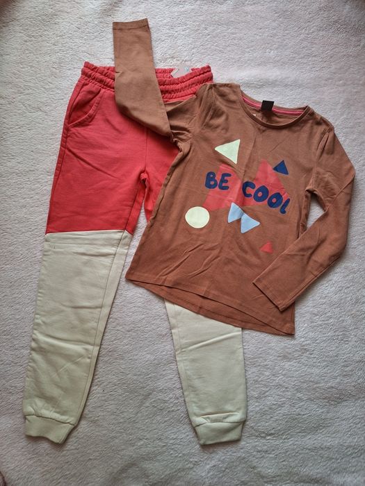 Haine de scoala 128 fetite 7 8 ani camasa alba treing bluza maneca lun