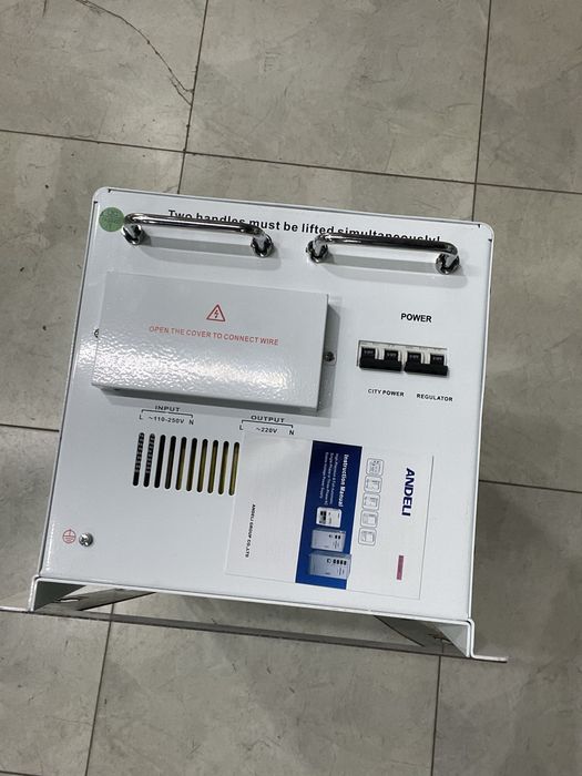 Стабилизатор Stabilizator Andeli ASW-30KVA 110v devorga o’rnatilinadi