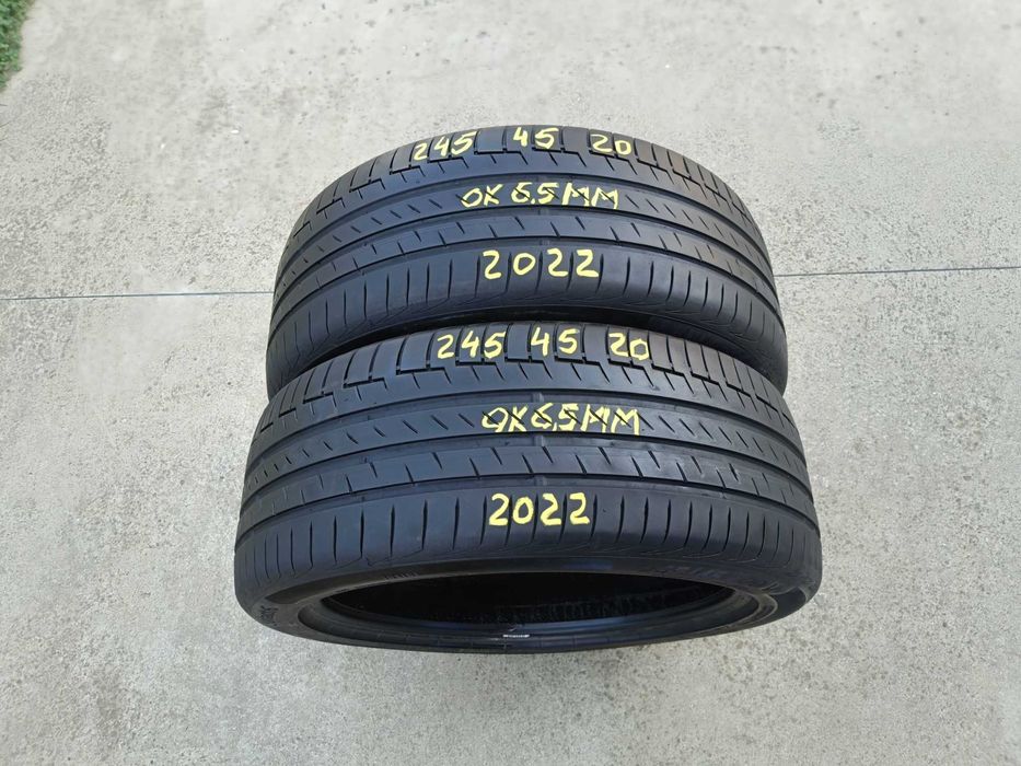 Doua anvelope vara 245 45 20 Continental PremiumContact 6 dot 2022