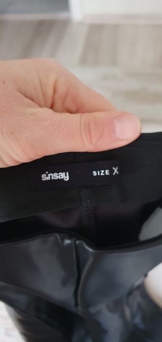 Pantaloni damă din piele ecologica