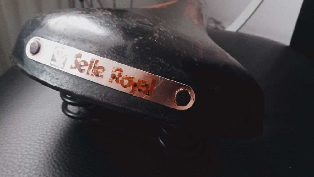 Șa bicicleta Selle Royal din piele