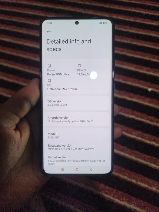 Redmi K50 Ultra 12/512gb China version Срочно