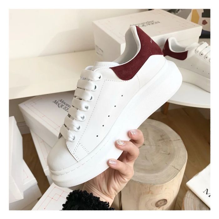 Alexander Mqueen Oversized Alb/Burgundy