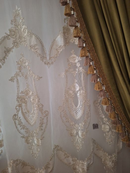Штор и тюль  10 м.