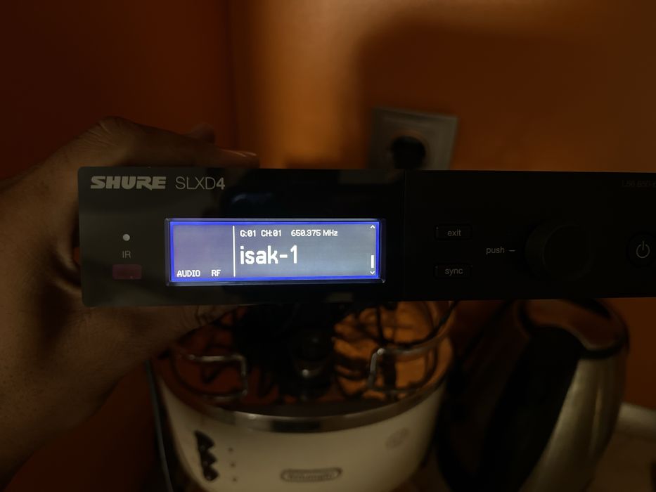 shure SLXD-4 beta 87A