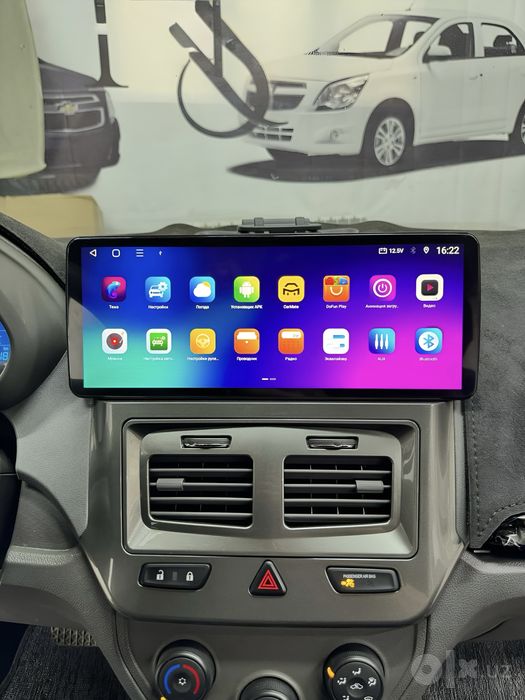 Кобальт учун магнитола 12.8 дюйм оригинал 2К янги 4/64г 6/128г CarPlay