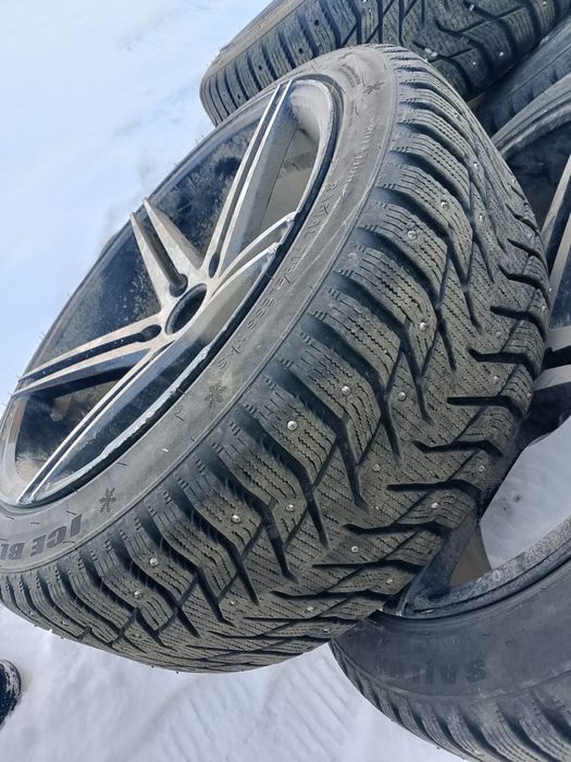 Диски R18 5х114.3+Резина Шипы