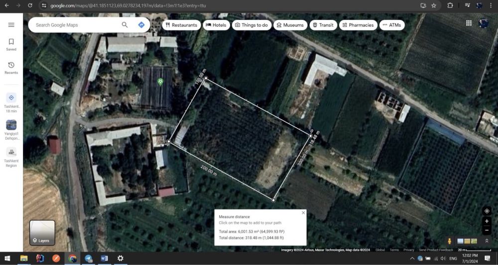 Uy sotiladi 60 sotix/ Yangiyul Xalqabod