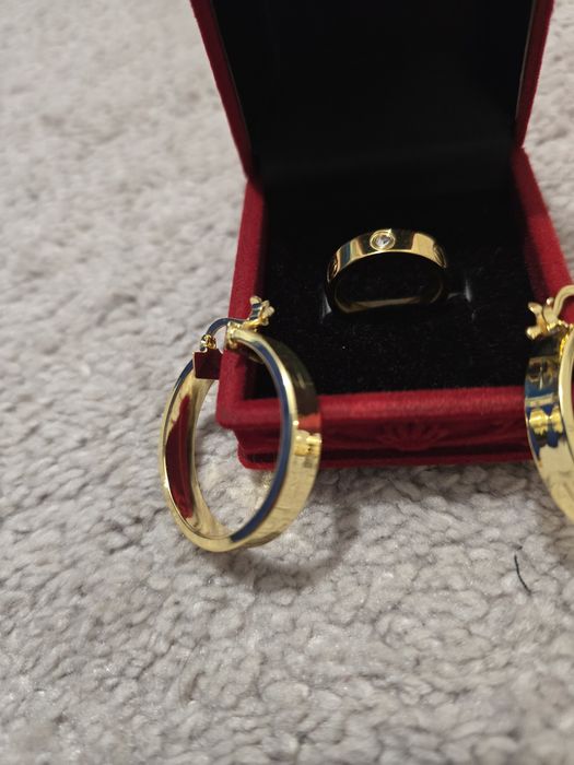 Set cercei + inel cartier