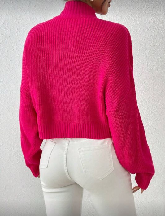 Яркорозов пуловер