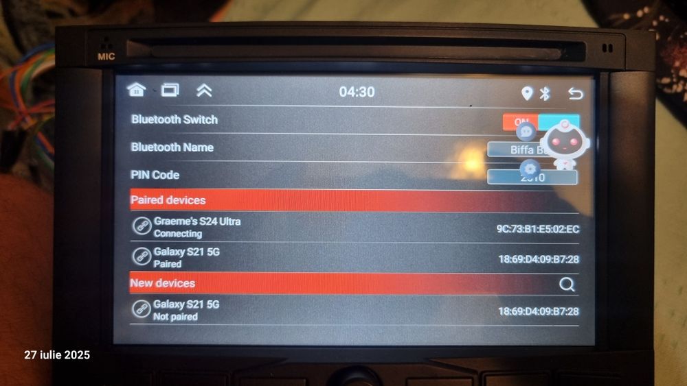 Navigatie auto android dedicata Peugeot 3008