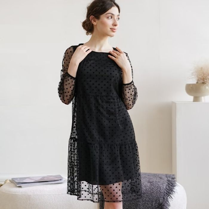 Платье из сетки 44-48р.