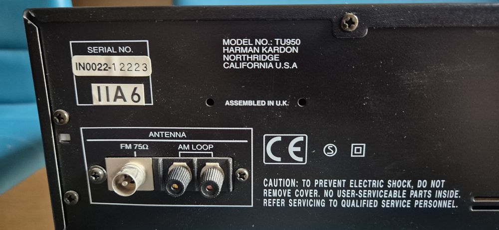 Harman/Kardon TU 930 стерео тунер в черно
