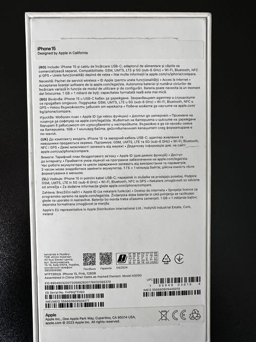 Iphone 15 128GB Pink