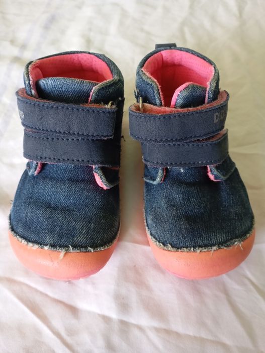 Дънкови боти DD Step barefoot - 23 номер