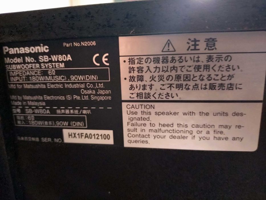 Panasonic SA-HT70