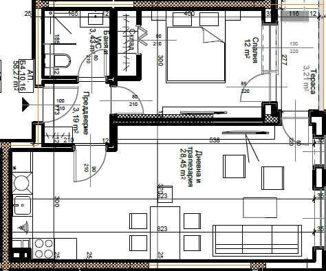 Продава се Двустаен апартамент в Пловдив, Остромила - 71 кв.м за 1190 €/кв.м - Снимка #1