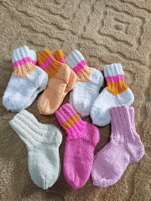 Продам носки шерстяные вязаные