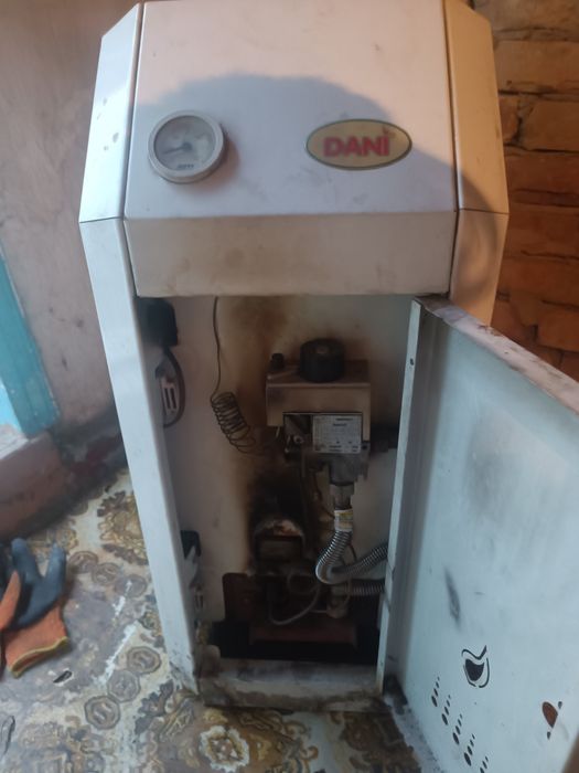 Газовый котел рабочий