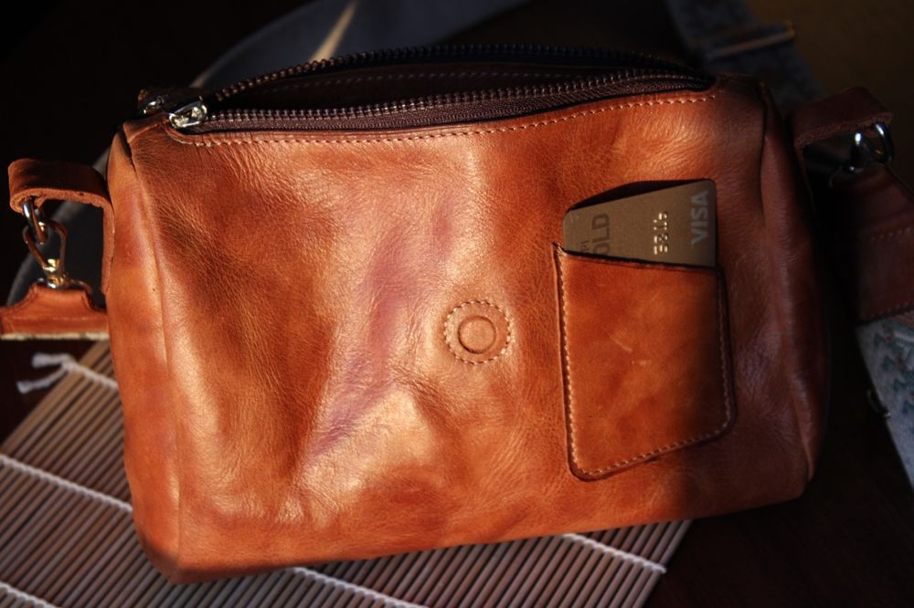 Сумка -(KISSER)-Кожаная