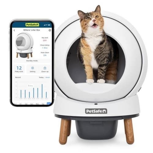 Litieră Automată Inteligentă PetSafe (Model Robot cu picioare) - Nouă/Testată
